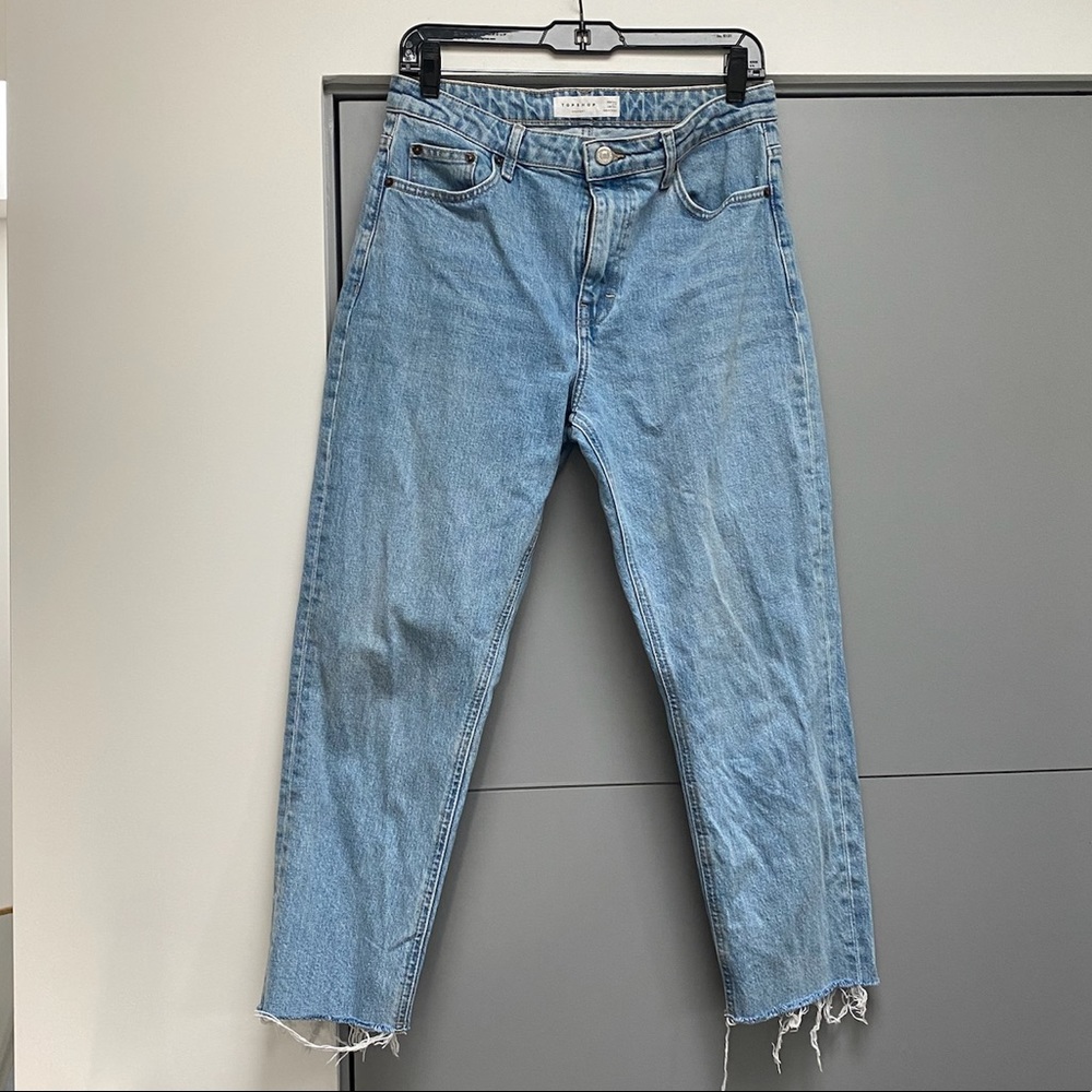 Topshop Straight Leg Jeans